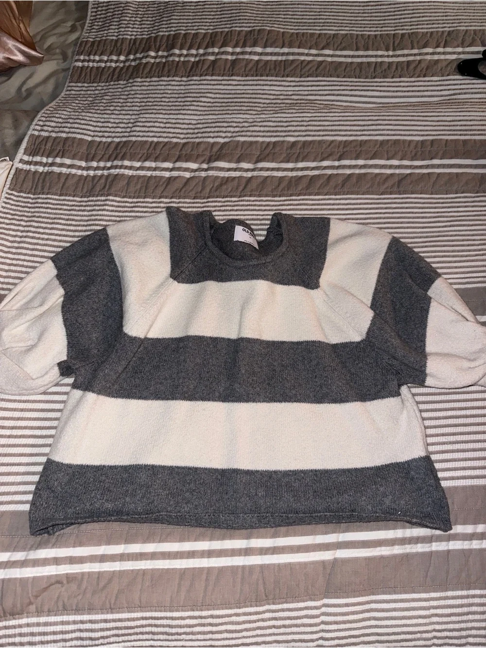 Old Navy Short Sleeve SoSoft Puff Sweater